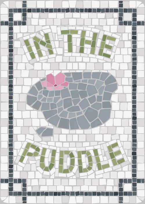 In the puddle