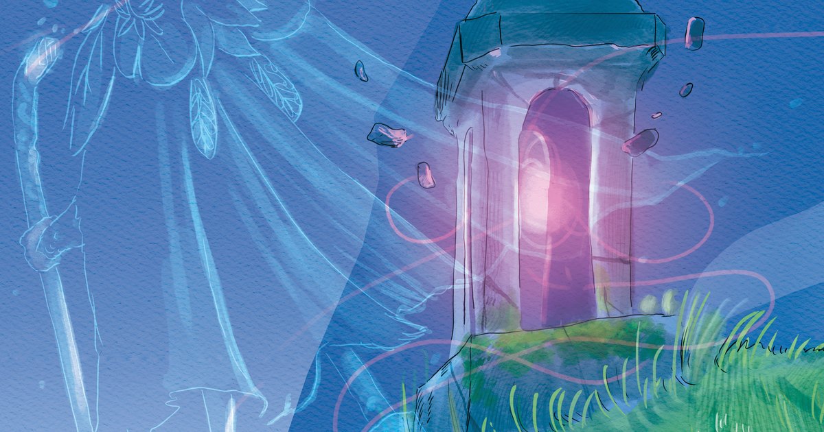 A Way Back Home — a player board of Zura at night, its six constellation paths lit with crystals