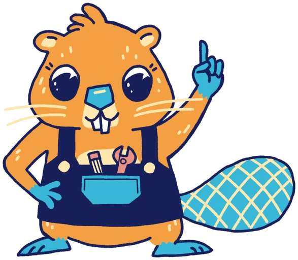 Chippy the Beaver, the 3 of Zoom Zoom Vroom